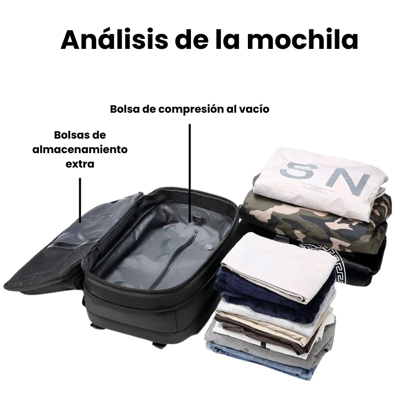 Mochila CompactGo de Viaje al Vacío